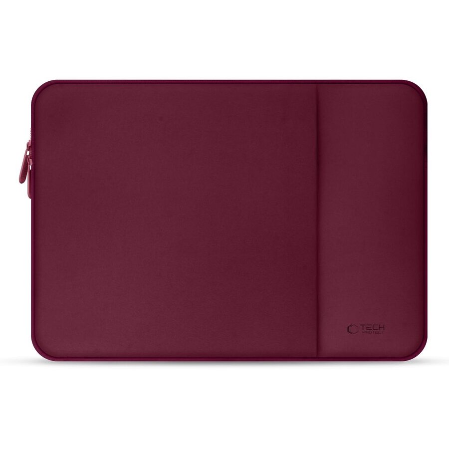 Husa TECH-PROTECT Neopren compatibila cu laptop 13 inch, Mulberry - imagine 2