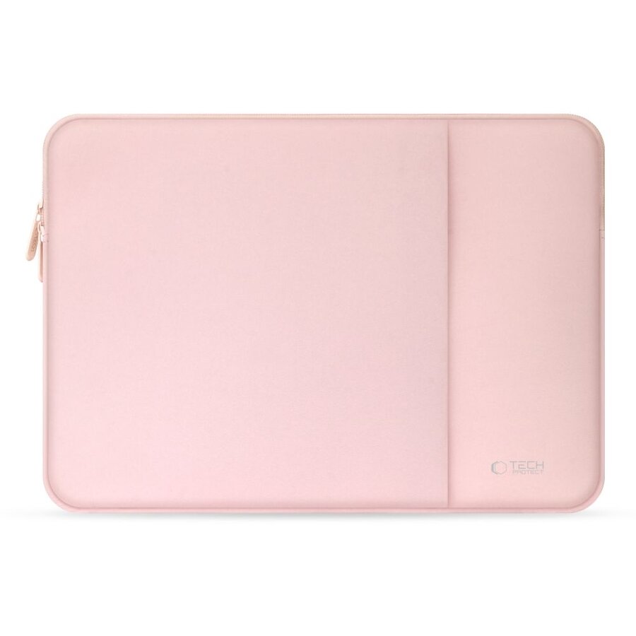 Husa TECH-PROTECT Neopren compatibila cu laptop 14 inch, Rose - imagine 2