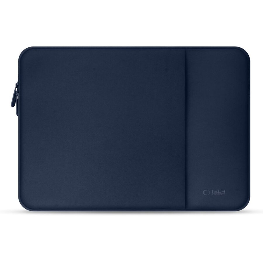 Husa TECH-PROTECT Neopren compatibila cu laptop 15/16 inch, Navy Blue - imagine 2