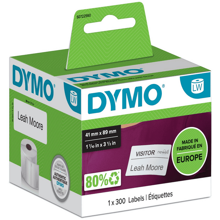 Banda Etichete Dymo 41mm 89mm White