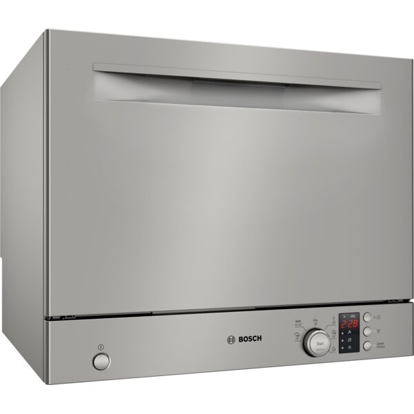 Masina De Spalat Vase SKS2ITI00E Compacta Independenta 6 Seturi 55Cm Argintiu