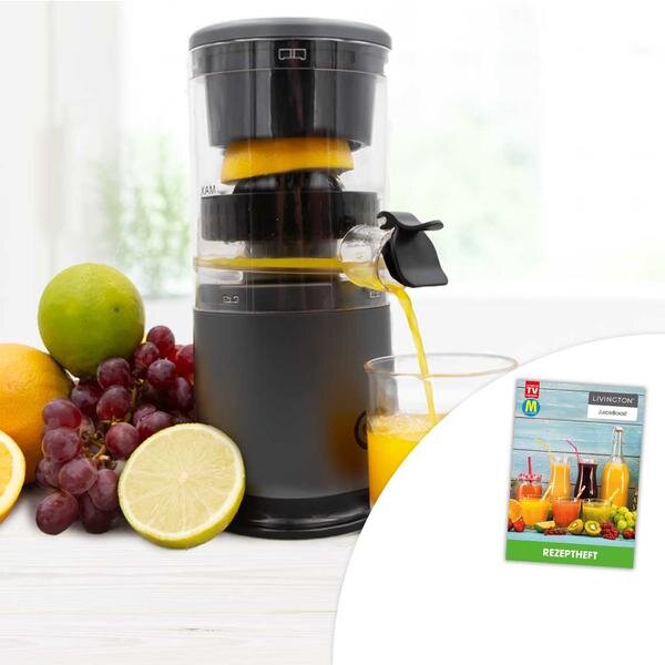 Mini Storcator Livington Juice Boost 5741 Portabil Automat 40W Cu Baterii Negru