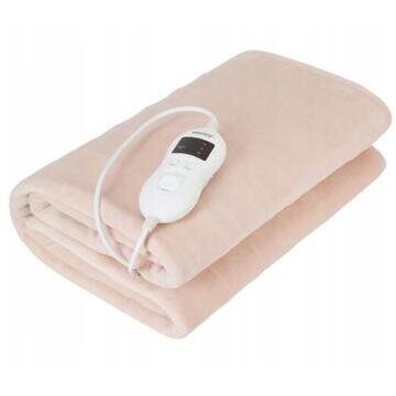 Patura Electrica Cu Timer CR 7423 150x80cm 8 Trepte Incalzire 60W Bej
