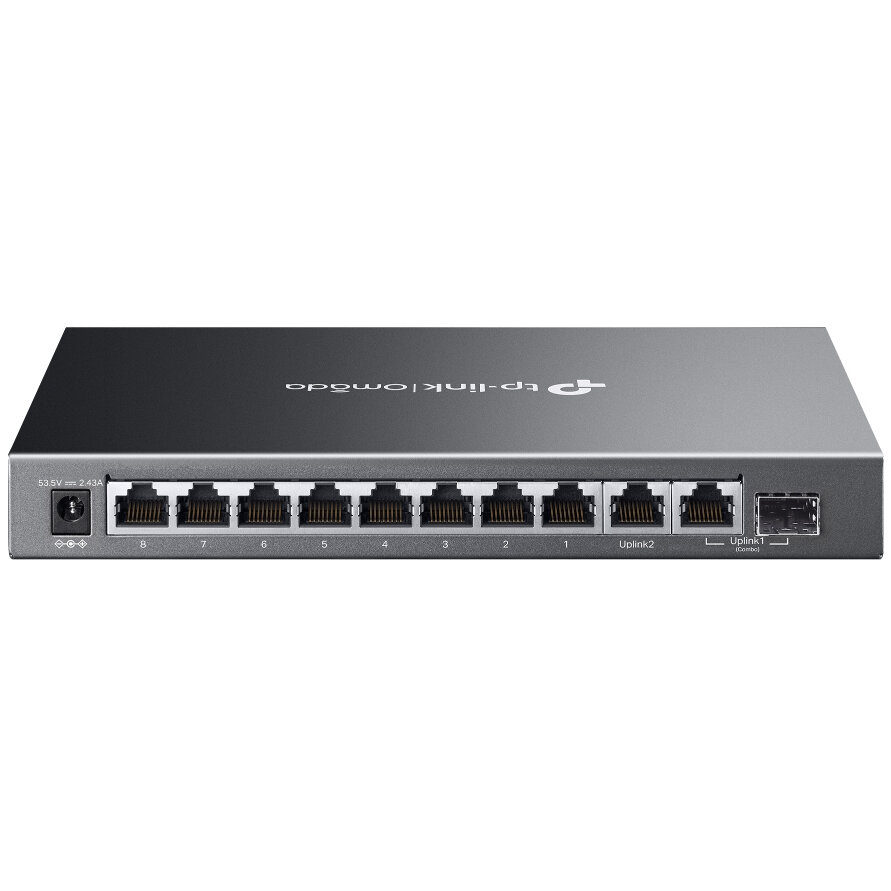 Switch 10-PORT 1G Easy Managed /WITH 8-PORT POE+ Negru
