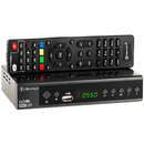Tuner Digital Cabletech Terestru/ Cablu DVB-T2/C H.265 Negru