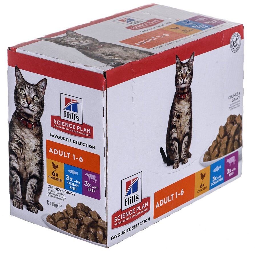 Hrana Pentru Pisici Hill's Feline Adult Multipack Classic 12x85g