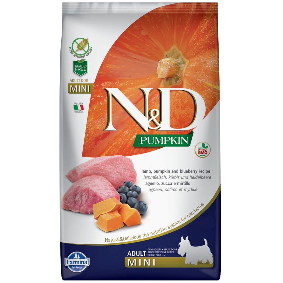Hrana Pentru Câini Farmina N&D Pumpkin Lamb&Blueberry Mini Adult 7kg