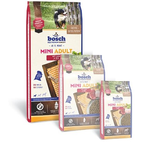 Hrana Pentru Câini Bosch Mini Adult with Lamb & Rice