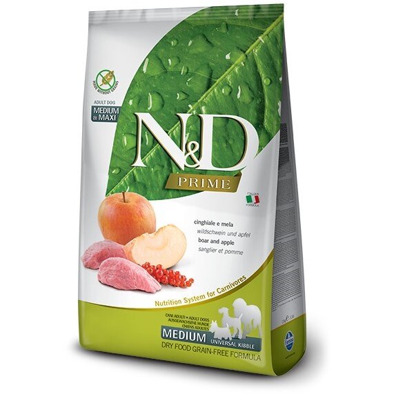 Hrana Pentru Câini Farmina N&d Prime Dog Wild Boar and Apple Adult Medium & Maxi 12kg