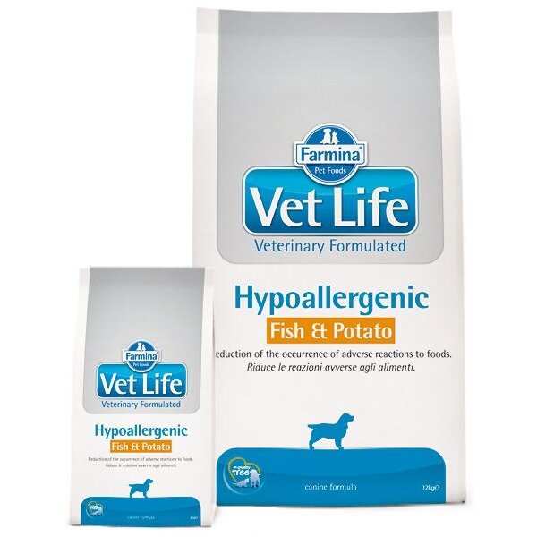 Hrana Pentru Câini Farmina Vet Life Hypoallergenic Fish & Potato Dog 12kg