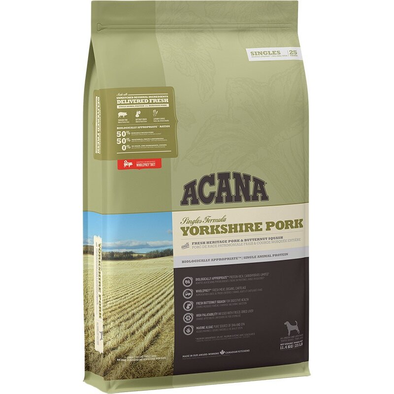 Hrana Pentru Câini ACANA Singles Yorkshire Pork 11,4kg