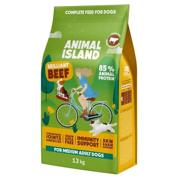 Hrana Pentru Câini ANIMAL ISLAND Brilliant Beef 12kg