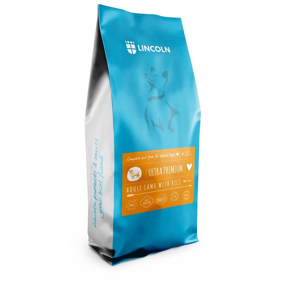Hrana Pentru Câini Lincoln ultra Premium Medium and Large Lamb with Rice 12kg