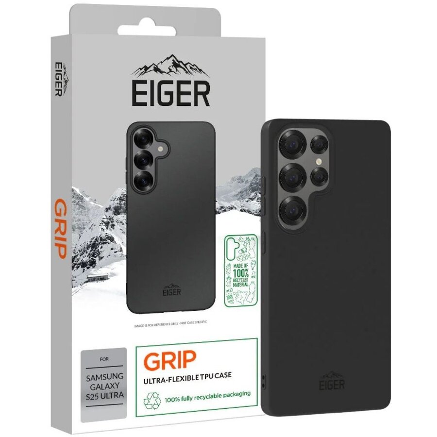 Husa Eiger Grip GRS pentru Samsung Galaxy S25 Ultra Black