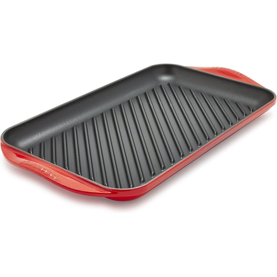 Tava Grill Extra Large Fonta Emailata Cherry Red
