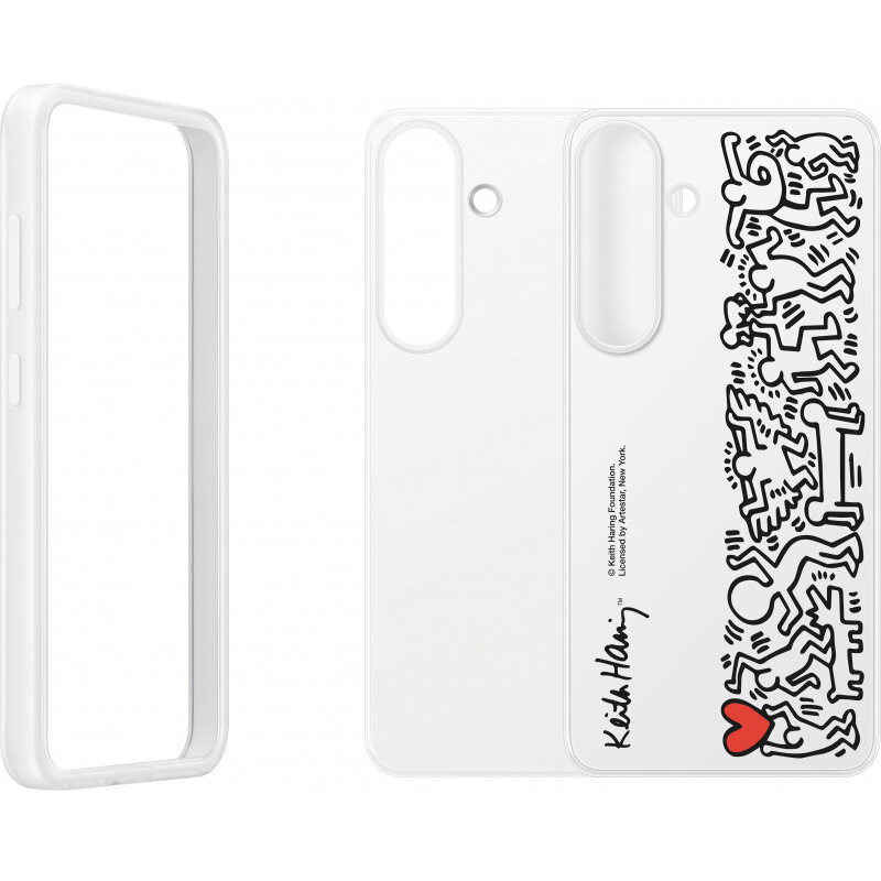 Husa Samsung FlipSuit Case pentru Galaxy S25 Albă