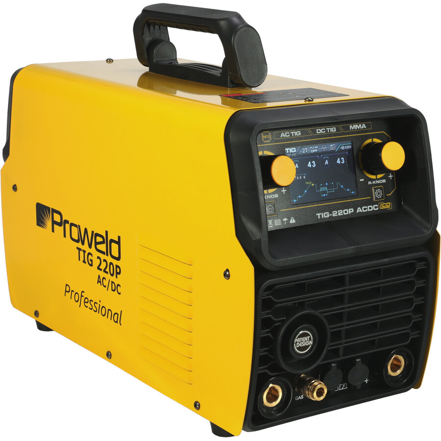TIG 220P AC/DC Invertor sudura profesional Puls TIG Aluminiu MMA