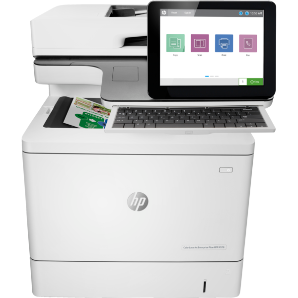 Multifunctionala LaserJet Enterprise Flow MFP M578c A4 Alb