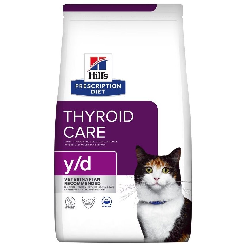Hrana Pentru Pisici Hill's Thyroid Care y/d Uscata Adult Senior 3kg