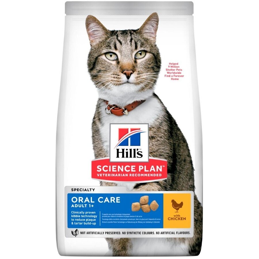 Hrana Pentru Pisici Hill's SP Oral Care Uscata Cu Pui Adult 1.5kg