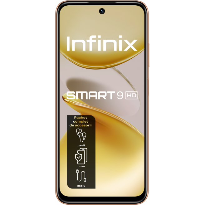 Telefon mobil Smart 9 HD X6532C 4G 6.7inch Octa Core 4GB 64GB Coral Gold