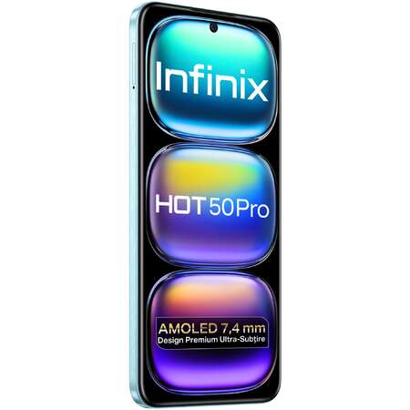 Telefon mobil INFINIX Hot 50 Pro 256GB 8GB RAM Dual Sim 4G Glacier Blue