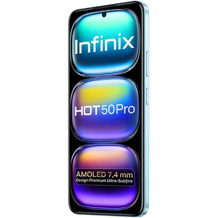 Telefon mobil INFINIX Hot 50 Pro 256GB 8GB RAM Dual Sim 4G Glacier Blue