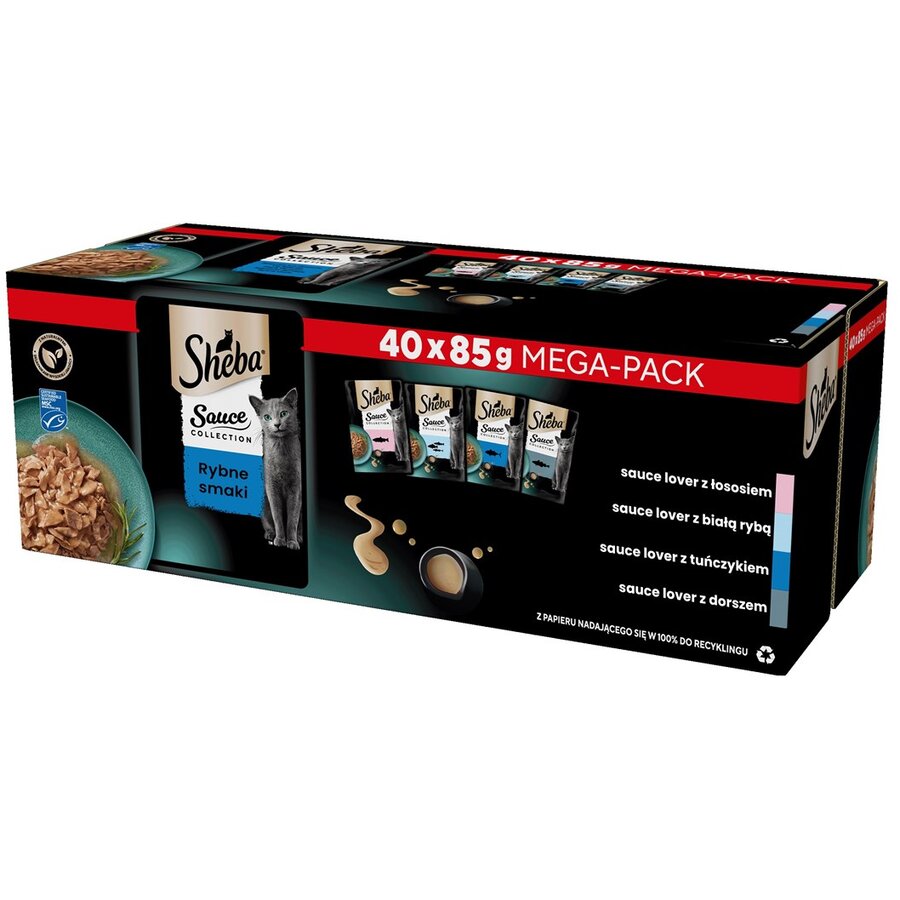 Hrana Umeda Sheba Sauce Collection Peste 40x85G
