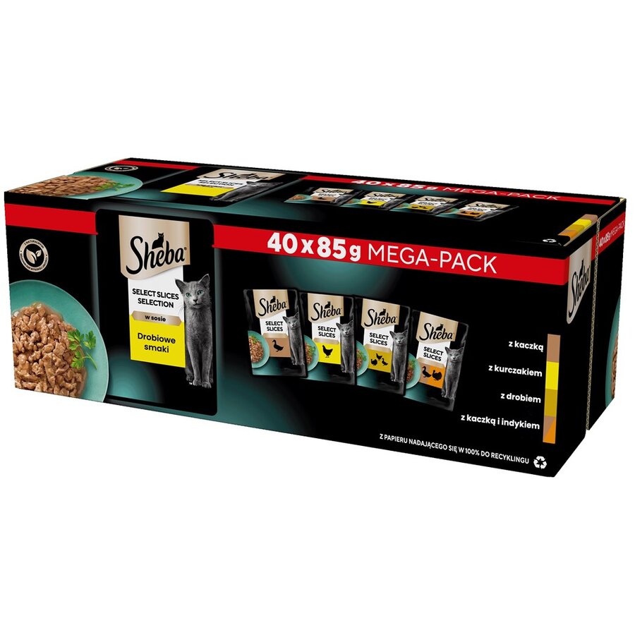 Hrana Umeda Sheba Selection Select Slices Pasăre 40 x 85G