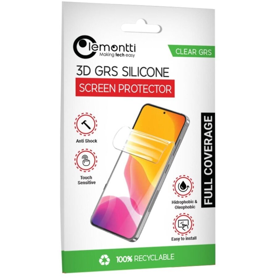 Folie protecție Lemontti Silicon 3D GRS Clear pentru Samsung Galaxy S25 — imaginea 6