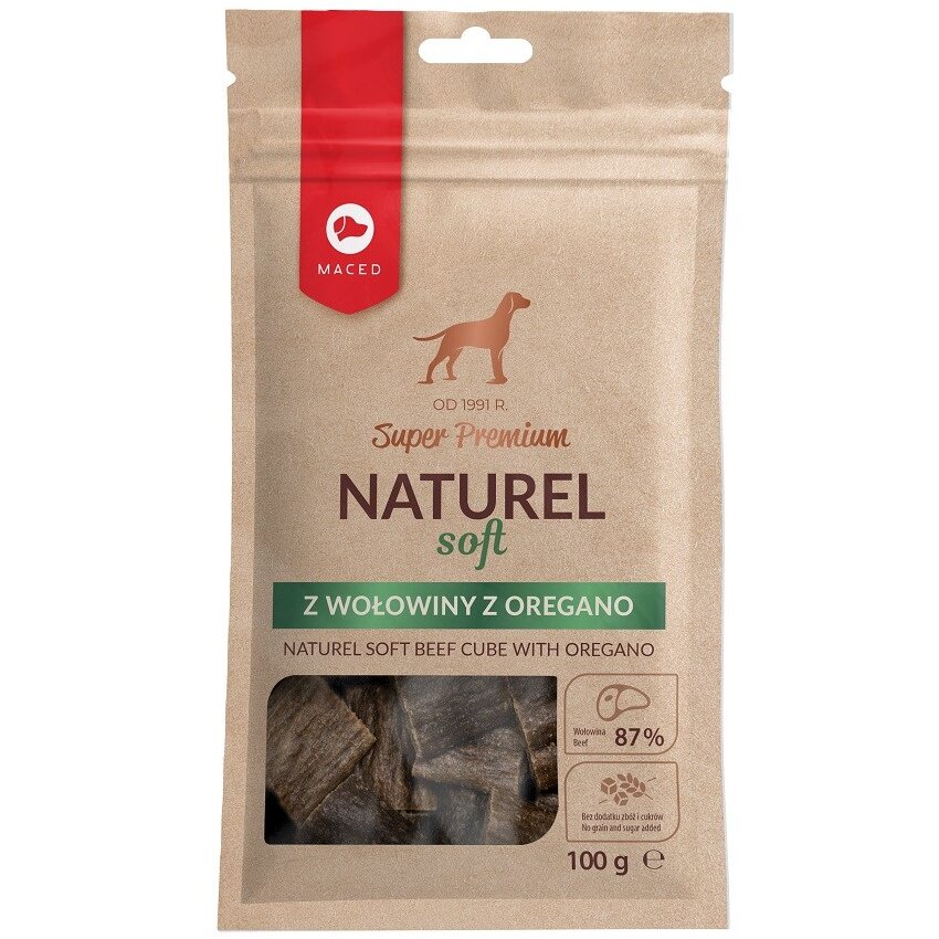 Recompense pentru Câini MACED Super Premium Naturel Soft Snack Vita cu Oregano 100G