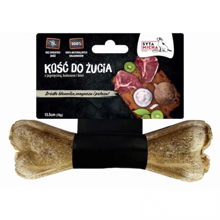 Recompensa pentru Câini SYTA MICHA Os de Mestecat cu Kiwi și Cocos 13.5CM