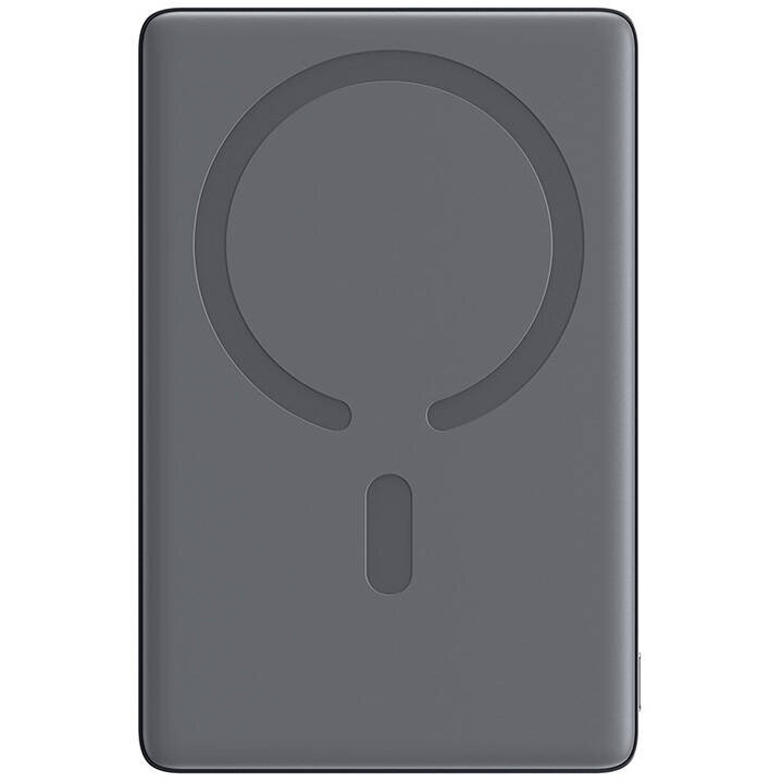 Baterie externa cu inductie Joyroom JR-PBM08 20W Ultra-thin Metal Magnetic, 5000mAh, Wireless, USB-C, Gri - imagine 3