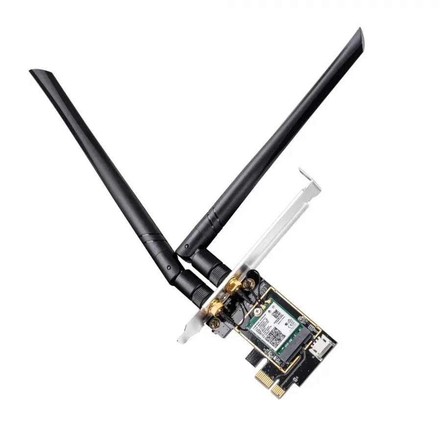 Adaptor Wireless Cudy WE3000 AX5400 Wi-Fi 6 Tri Band Interfață PCI Express