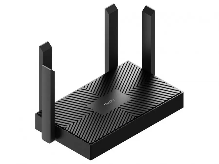Router Wireless Cudy WR1500 AX1500 Wi-Fi 6 Dual Band Gigabit 4 Antene Negru — imaginea 4