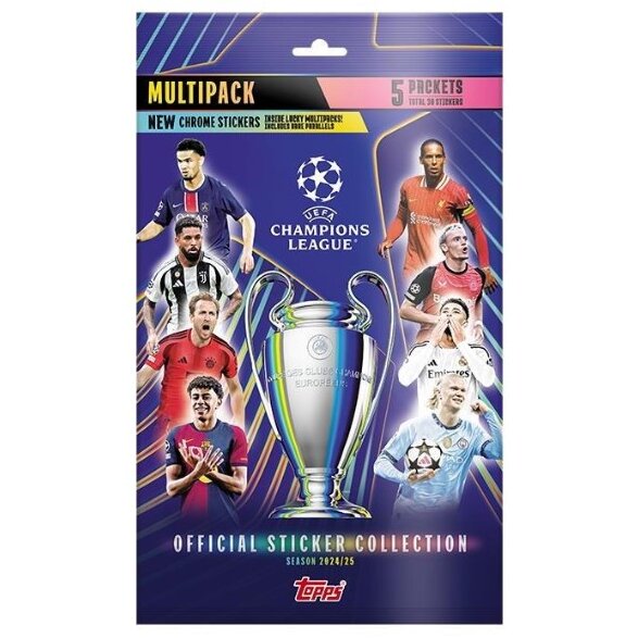 Set Abtibilduri Multipack 2025 UEFA Champions League