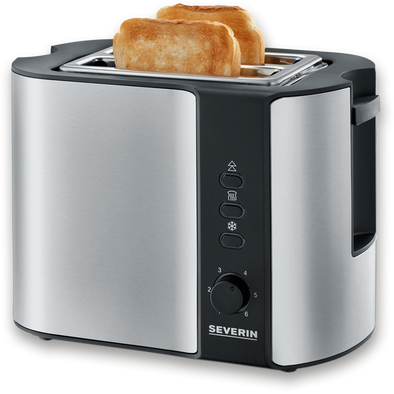 Prajitor de Paine AT 2589 6 Niveluri de Rumenire 800W Inox/Negru