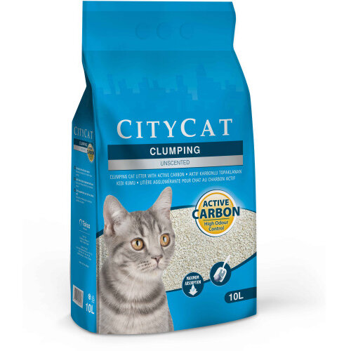 Asternut Igienic pentru Litiera Sanicat City Cat Active Carbon 10L/8.5KG