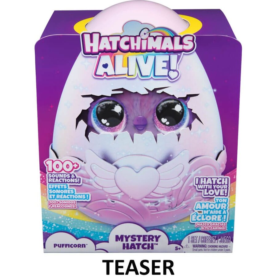 Jucarie Educativa Hatchimals alive mistery hatch ou pufficorn
