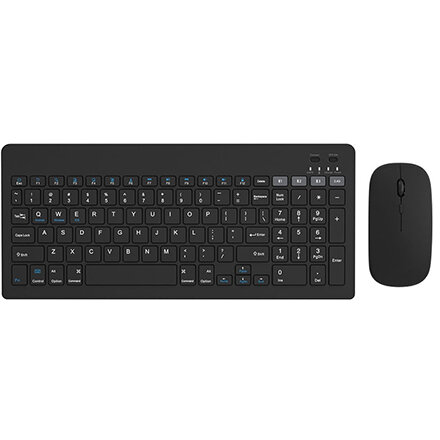 KIT TASTATURA SI MOUSE WIRELESS MISZ NEGRU OMEGA