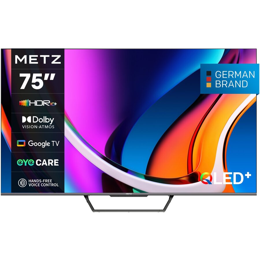 Televizor QLED 75MQD7500 189cm 75inch Smart Google TV 4K Ultra HD Clasa F Model 2024 Negru