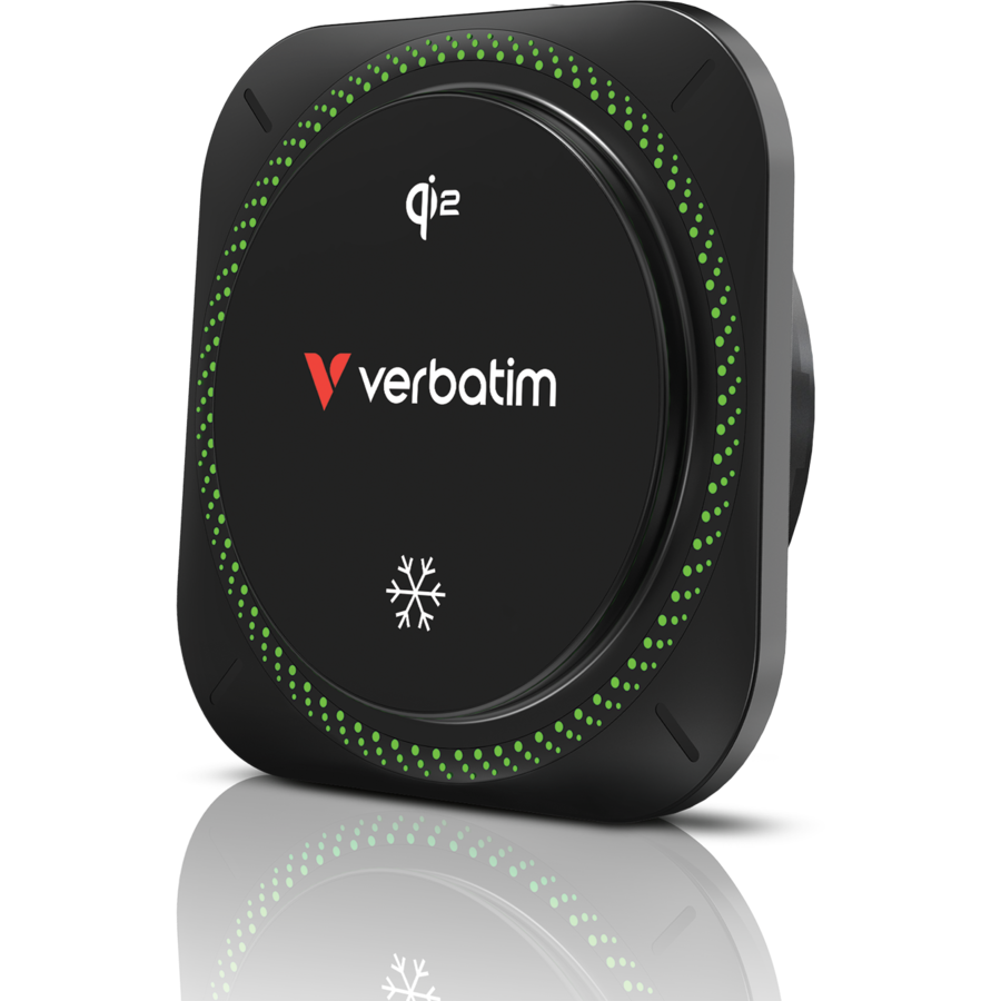 Incarcator Auto Verbatim Magnetic Wireless CnD-01Qi2 RGB Negru — imaginea 2