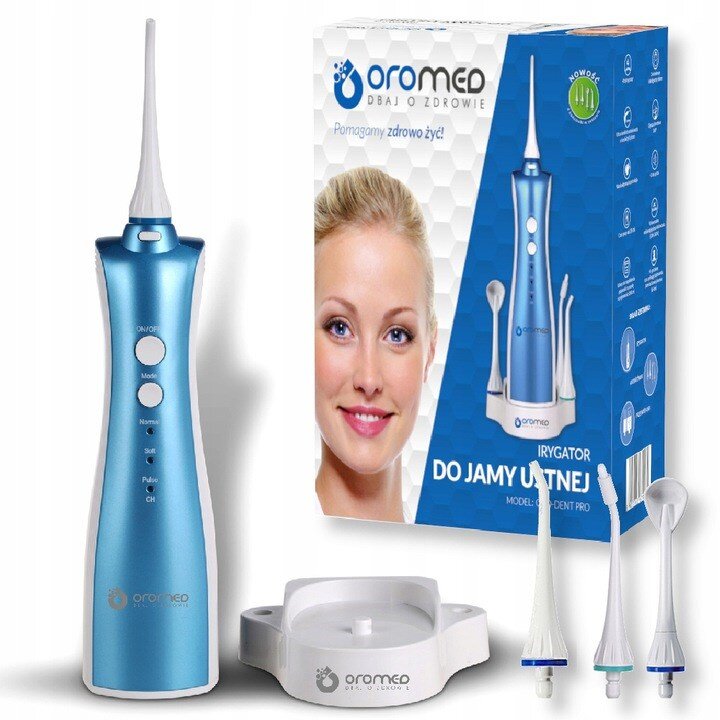 Irigator Oral Professional ORO-DENT PRO Alb/Albastru