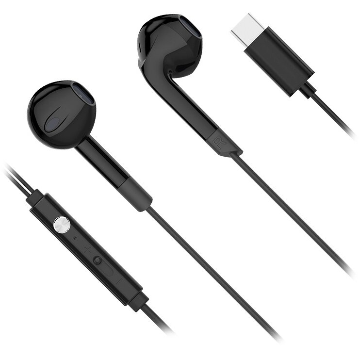 Casti Microfon Cu Fir Negru