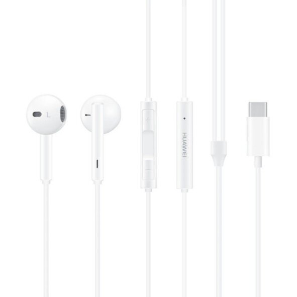Casti Cu Fir CM33 Handsfree USB-C Alb