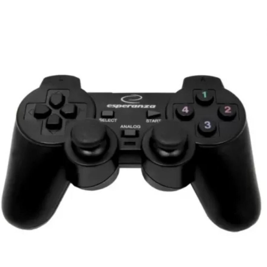 Gamepad EG102 USB 2.0 Analog / Digital PC Playstation 3 Negru