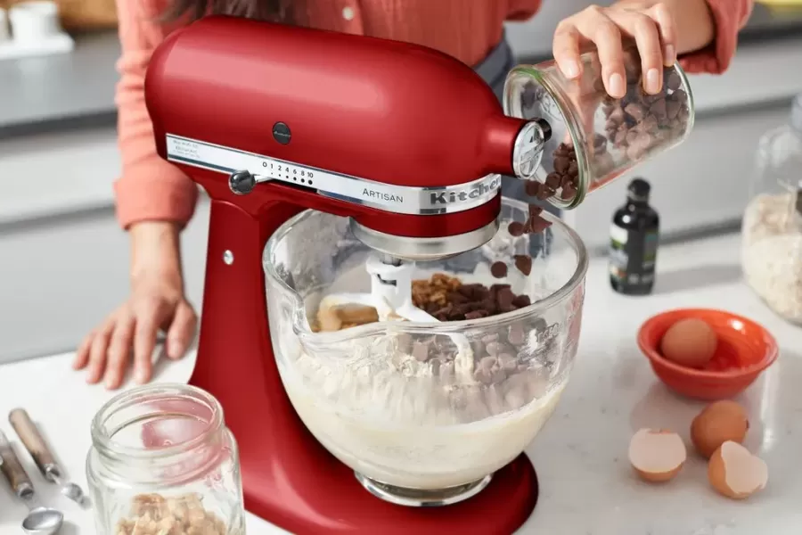 Mixer Cu Bol KitchenAid 300 W 4.8 L Red — imaginea 5