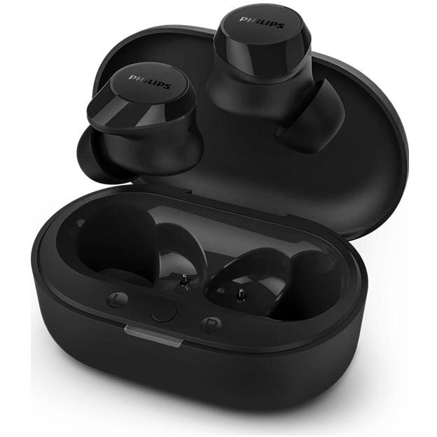 Casti True Wireless Philips TAT1209BK/00, Bluetooth 5.3, Control tactil, IPX4 (Negru) - imagine 2