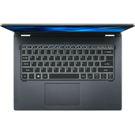 Laptop Acer Travelmate P4 WUXGA 14 inch Intel Core Ultra 7 155U 16GB 512GB SSD Windows 11 Pro Slate Blue Layout DE