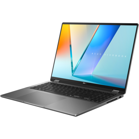 Laptop ASUS Vivobook Flip 3K 16 inch Intel Core Ultra 5 16GB 1TB 32GB 1TB PCIe Windows 11 Matte Gray
